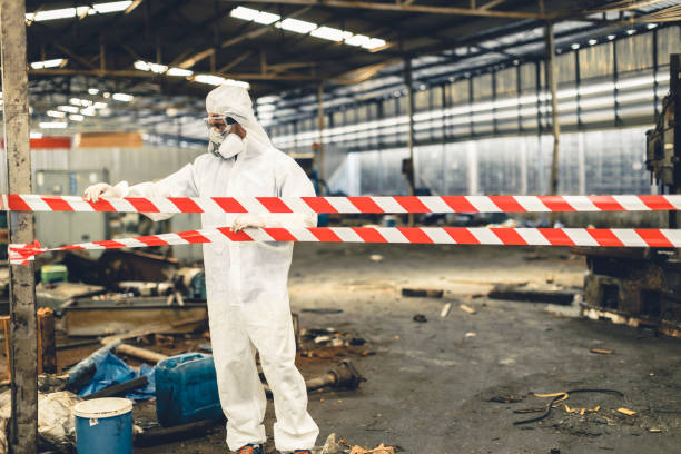 Professional Trauma Scene Cleanup technician working in Nuevo, CA